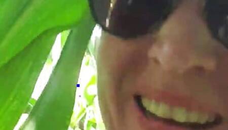 Squirt in corn field