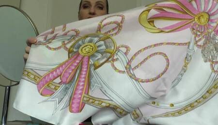 Beautiful Silk Scarves - Neckerchief and Headscarf Part 1