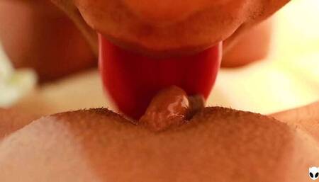 Close-Up View: Khalessi 69 Pleasures Big Clit, Orgasm Guaranteed