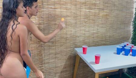 I Beat My Stepsister at the Game and End up Fucking Her Really Hard Until I Fill Her Ass with Cum.