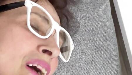 Brunette GILF Gets Her First Black Cock Experience