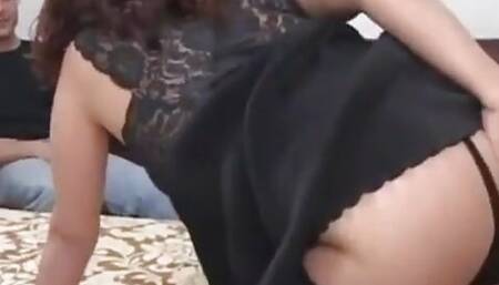 Italian Pregnant Step Mommy Gets Gangbanged Hard.