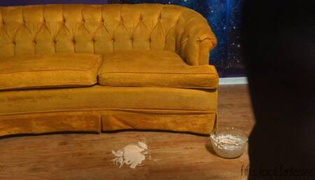 Fifi steps into marshmallow goo wearing black nylongs get stuck and struggles until the nylons are stripped off *new*