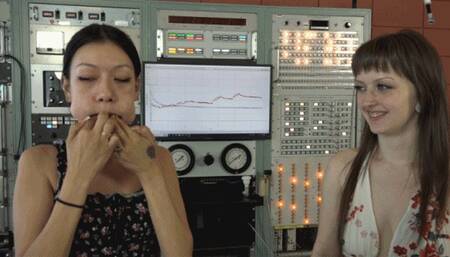 Mia and Her Ravenous Friend Test Their Cheek Capacity (MP4 - 1080p)