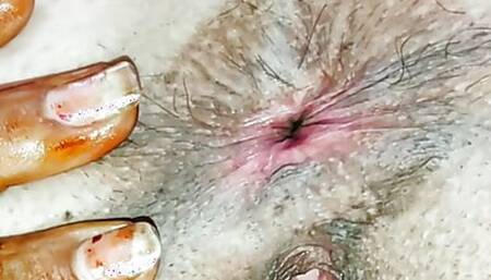 The sister-in-law showed the red red nipples.