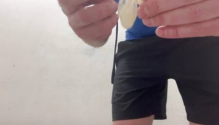 I found a used condom in a public toilet