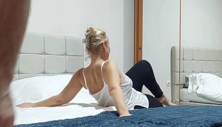 Amateur Blonde Mature Wife Enjoys Oral Sex