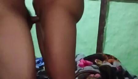 Sexy girl fucking at night