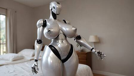 BBC Fucks The Sex Robot Model 2 At Home And Cum Inside POV AI Porn