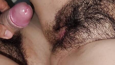 Xxx this is what my stepsister's big hairy pussy looks like she lets me put it in her