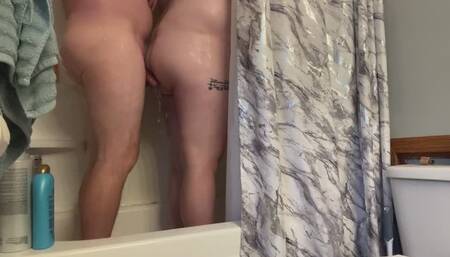 BBW Fucked in the Shower
