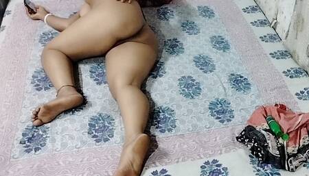 Bhabi Ko Letake Gand Mari Fucked Ass in the Bed