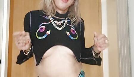 Camelia funk dance -  - Full 5 mins vid on my OF - showing small dick