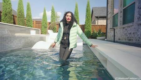 Bella Luxx - Winter Swim with a Down Jacket