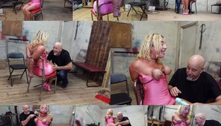 Horny blonde begs to be bound in speaker wire then made to cum (MP4 HD 6000kbps)