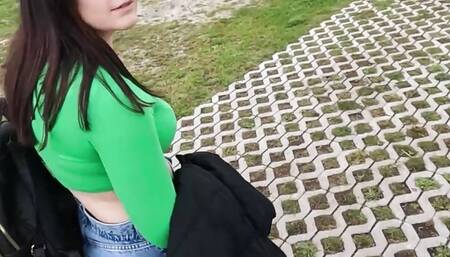 I fuck a stranger I met in a park and she swallows all my milk...