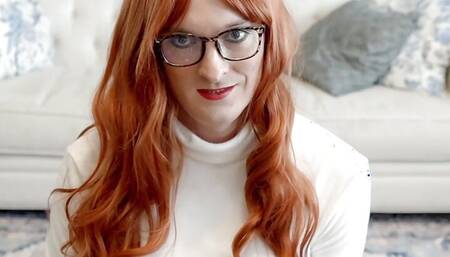 Sissy Femboy School Girl Fucks Her Tight Ass