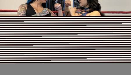 Humiliating bare feet face and spread eagle pins!