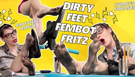 4K Ziva Fey - Dirty Feet Fembot Fritz