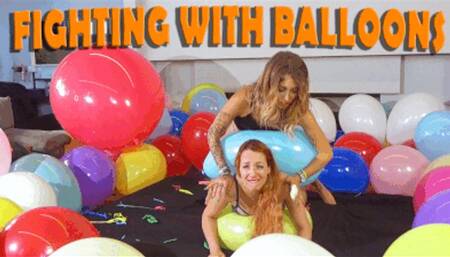 FIGHTING WITH BALLOONS
