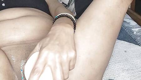 Desi bhabhi fore play with didlo hot pussy licked out of sexual desire