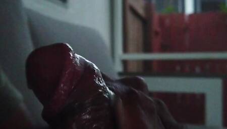 AdamJaxx Patio Cumshot While Neighbors Garden Nearby Outdoors