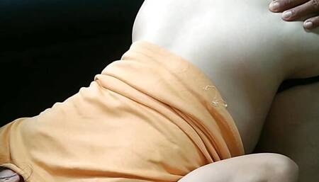 Asian teenage student Big boobs doggy style position ????