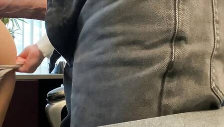 Secretary sucks boss cock