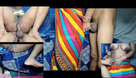BHABHI URINATED ON BROTHER IN LAW AND GOT FUCKED IN A SEXY SAREE HOT SWXY BHABHI BY DEVAR