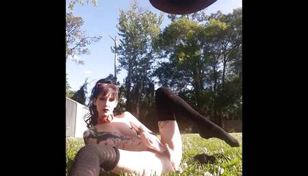 Goth Golden Hour - Outdoor Squirting