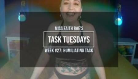 A Shameful Task for Little Losers - Miss Faith Rae's Femdom Audio Humiliation Loser Training