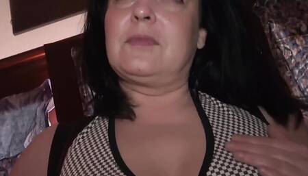 BBW Mature Stripper - Submissed