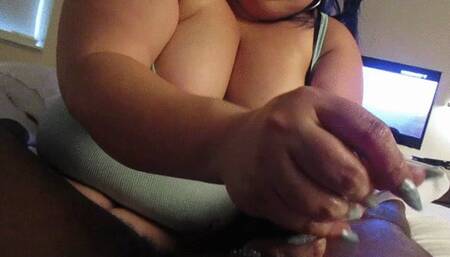 Exclusive HandJob HUGE cumshot