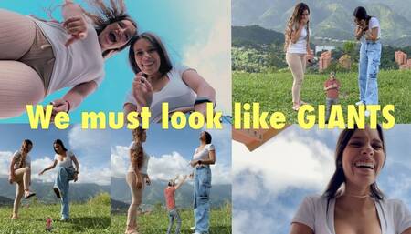 We must look like GIANTS - 4K Giantess Andrea and Genesis