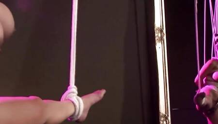 Asian slut gets enjoys getting spanked by her master