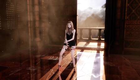 3D New Stripper Amma with Sexy Heels Dance for You