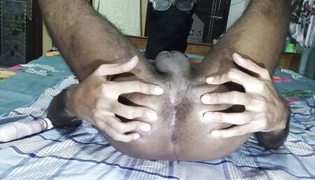Desi Teen Boy Taking Huge Dildo and Having Anal Sex
