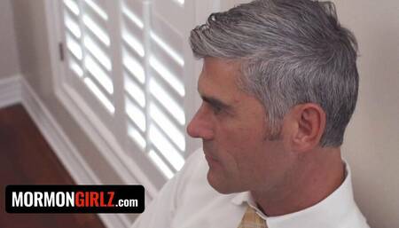Mormon Girlz - Virgin Teen Gets Her Clothes Stripped off and Gets Inspected by Church Leader