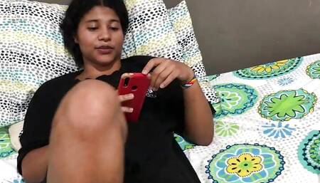 Sexy horny stepsister doesn't care that we're stepbrothers wants me to fuck her