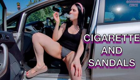 CIGARETTE AND SANDALS