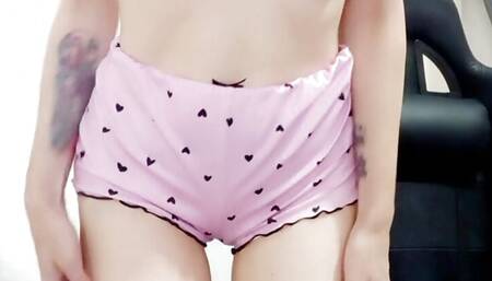 Teen GFE panty try JOI encouragement