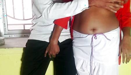 Indian high school girl 18+ quick sex with classmate in classroom (Hindi Audio)