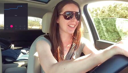 Cumming embarassingly Hard in a Starbucks Drive Thru (lush Control Part 2)