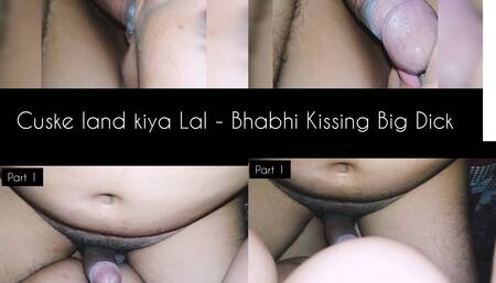 Big Boobs - Hot Sexy Bhabhi Kissing Big cock Boyfriend Face Mouth Sex Part 1
