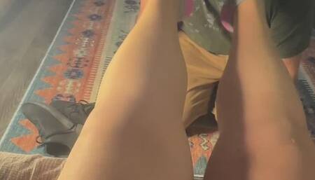 Sweaty Sock and Pantyhose Foot Worship