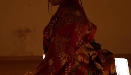 Asian tattooed chick gets dominated