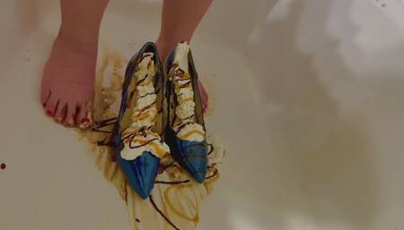 Patent High Heels Gunged! Pump Sundae!