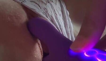 MILF an Her Purple Dildo