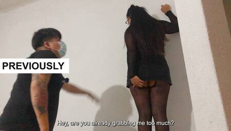 I CAUGHT HIM LOOKING AT MY PANTIES AND I LET MYSELF GET FUCKED SO I COULD GO OUT DRESSED LIKE THAT