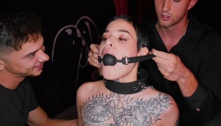 Obedient Slut Saba Lapiedra Gets Dominated in BDSM Threesome